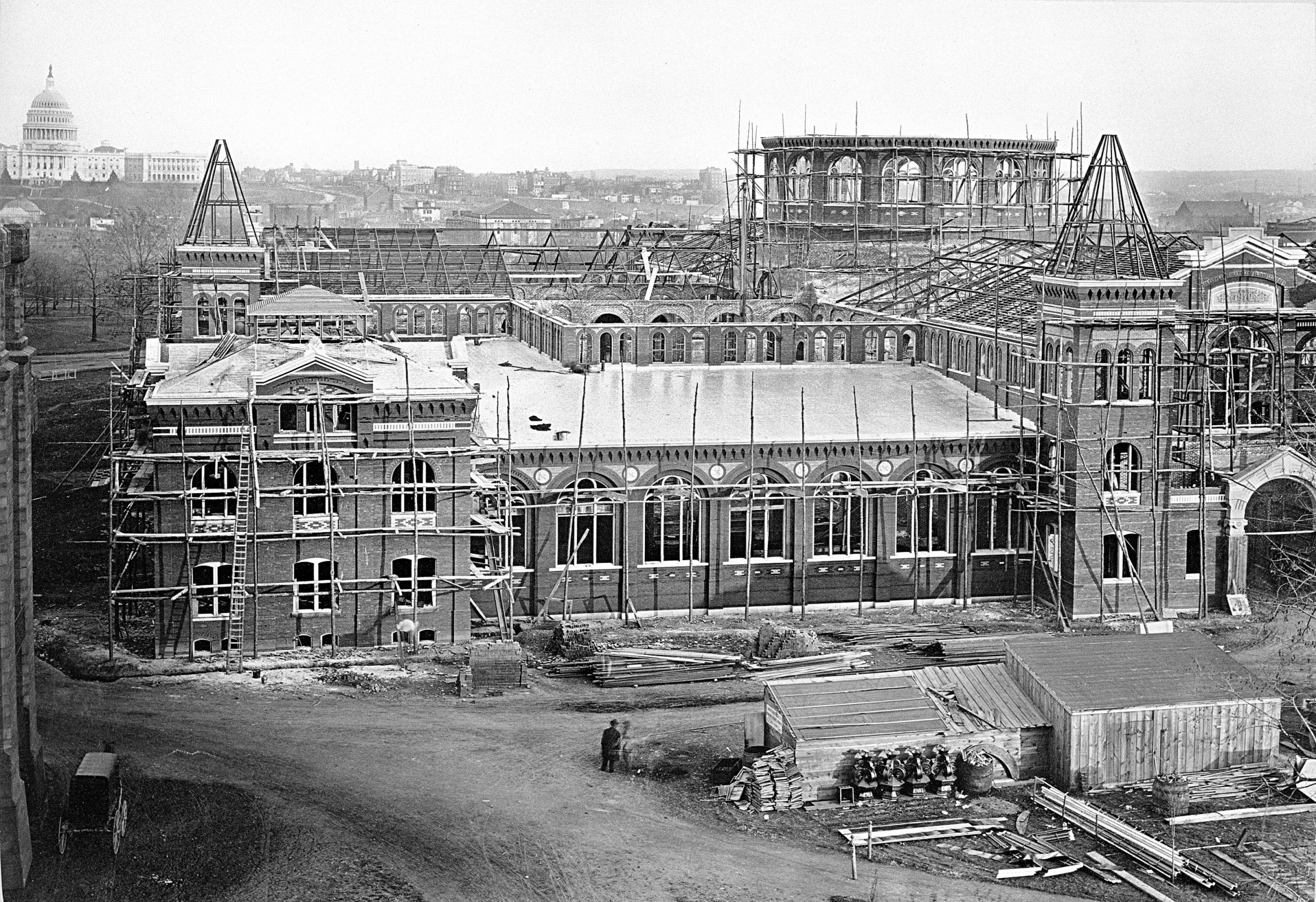 Large building under construction