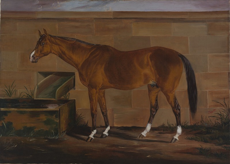 Image left: "Portrait of Lexington" by Thomas J. Scott, 1888, oil on canvas mounted on fiberboard, Smithsonian American Art Museum Gift of Mr. and Mrs. David K. Anderson, Martha Jackson Memorial Collection