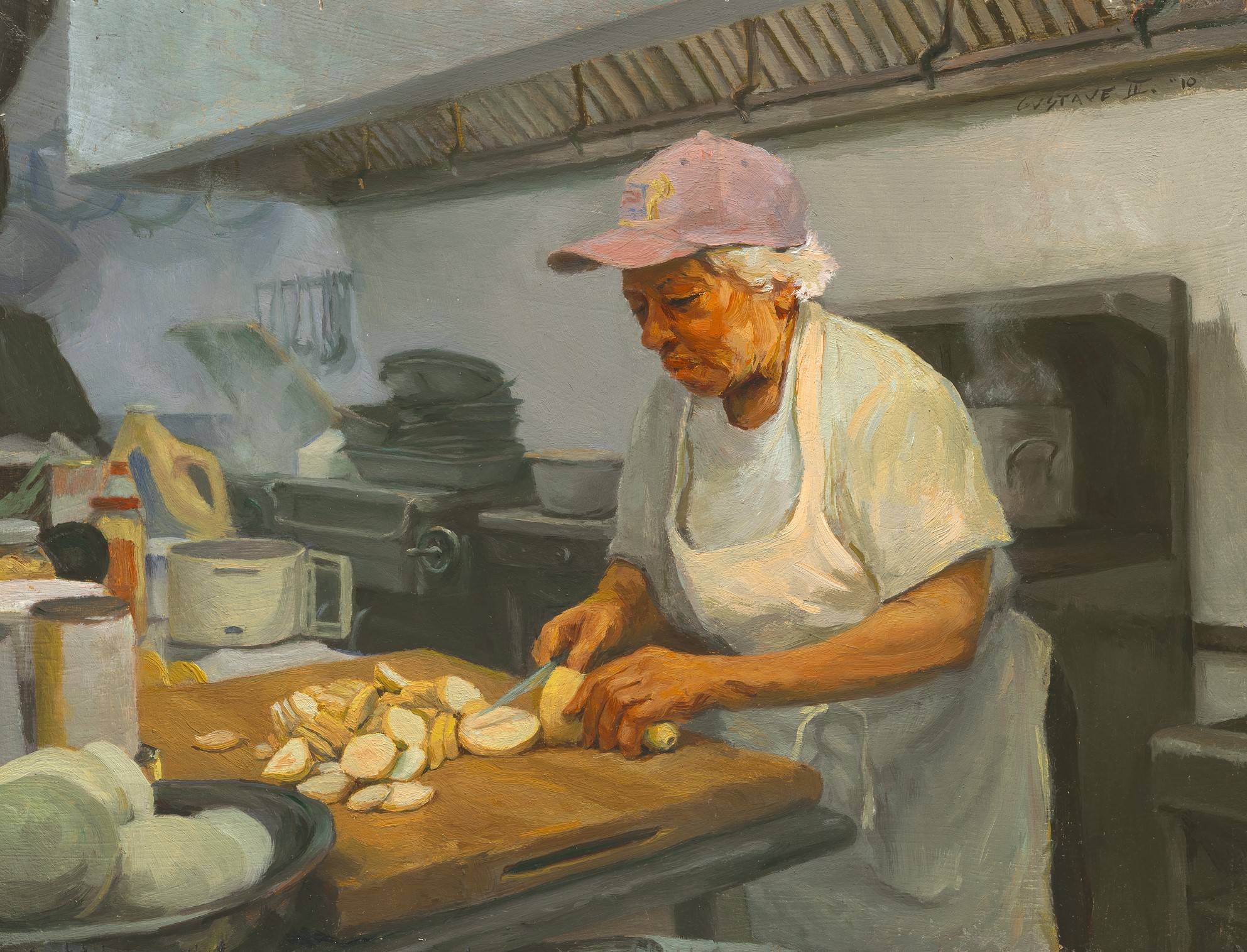 Portrait Of Renowned Activist And Chef Leah Chase By Gustave Blache Iii On View At The National