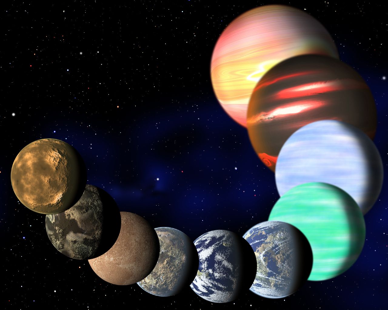 all of the planets earth
