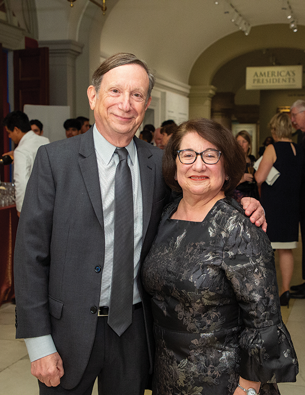 Gary and Amy Perlin at the National Portrait Gallery