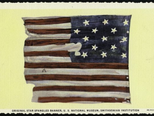 flag postcard