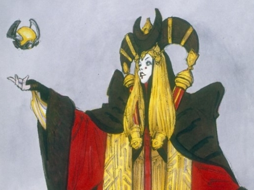 Concept Art Queen Amidala Senate Gown Star Wars™: The Phantom Menace