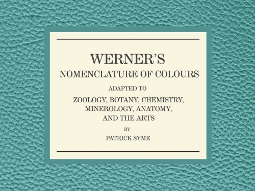 Werner's Nomenclature book cover