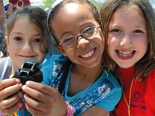 smiling young campers