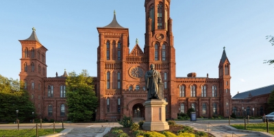 View of north side of the Smithsonian Castle