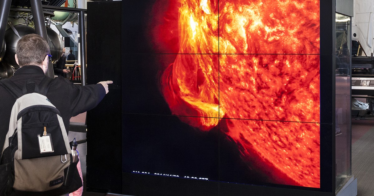 National Air and Space Museum Debuts Dynamic Sun Video Wall ...